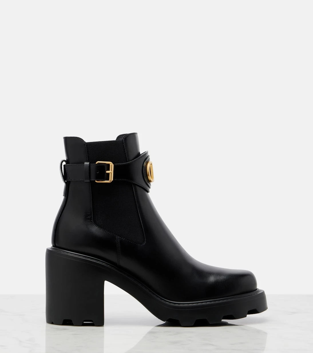 Valentino Garavani - Beatle VLogo leather ankle boots