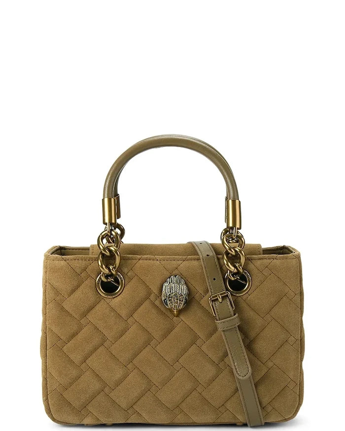 Kurt Geiger London kadın crossbody süet çanta KENSINGTON