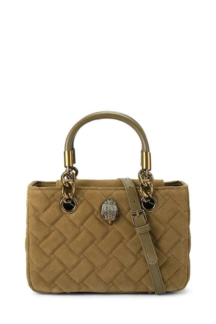 Kurt Geiger London kadın crossbody süet çanta KENSINGTON