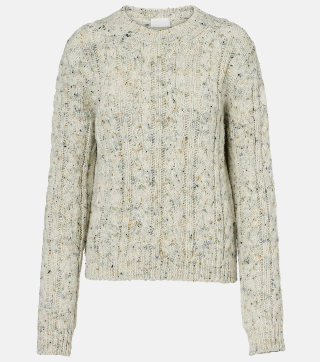 Moncler - Cable-knit wool-blend sweater