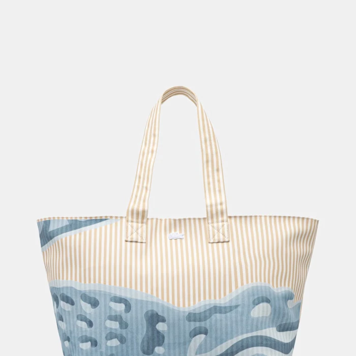 Lacoste чанта tote дамска от памук