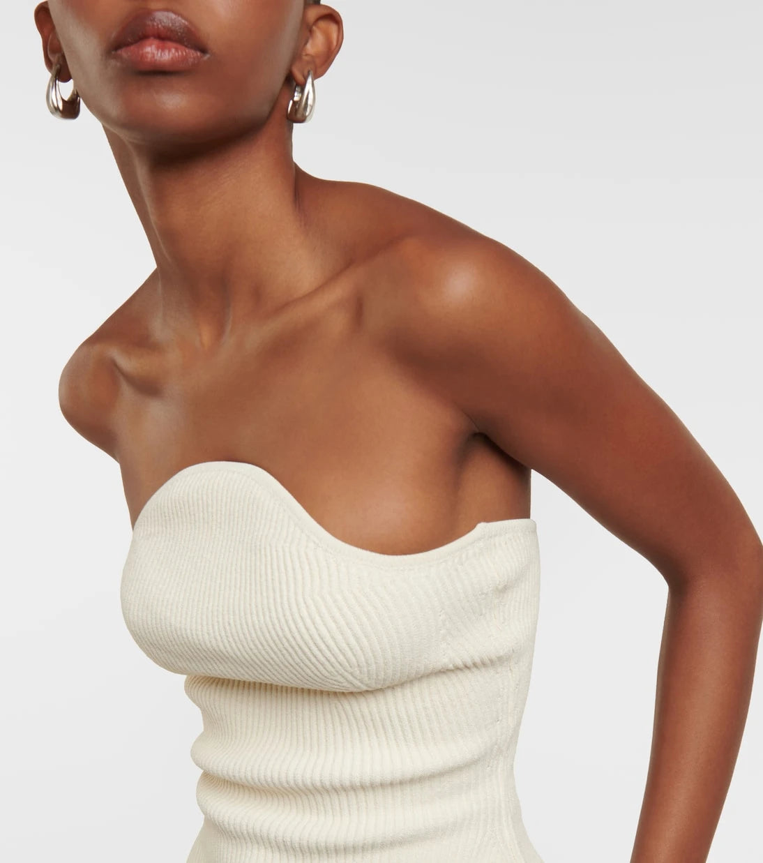 Khaite - Jericho ribbed-knit bustier