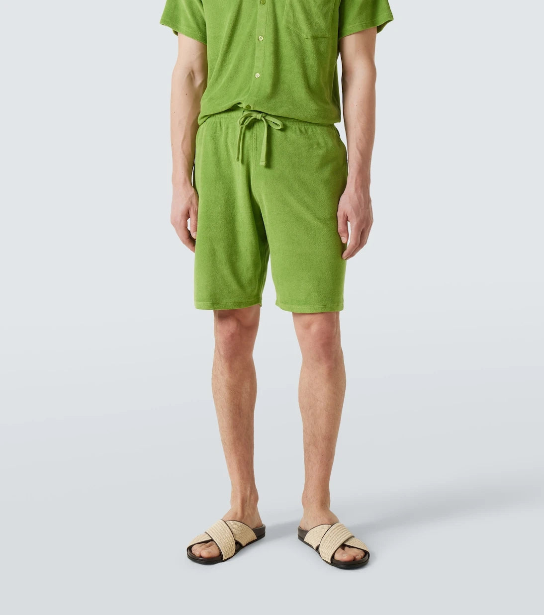 Vilebrequin - Cotton-blend terry Bermuda shorts