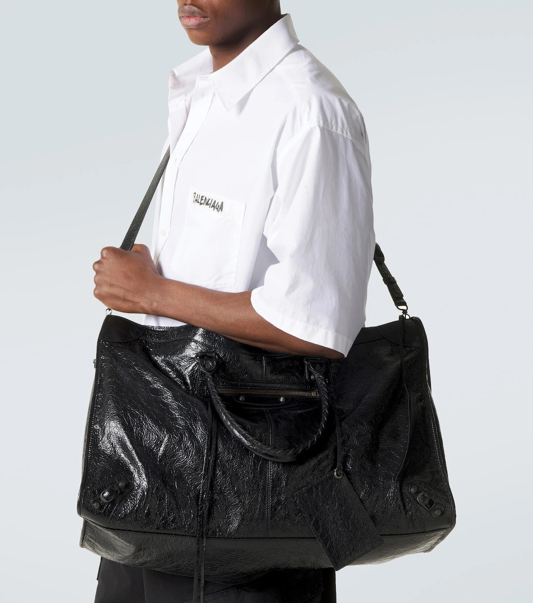 Balenciaga - Le City leather duffel bag