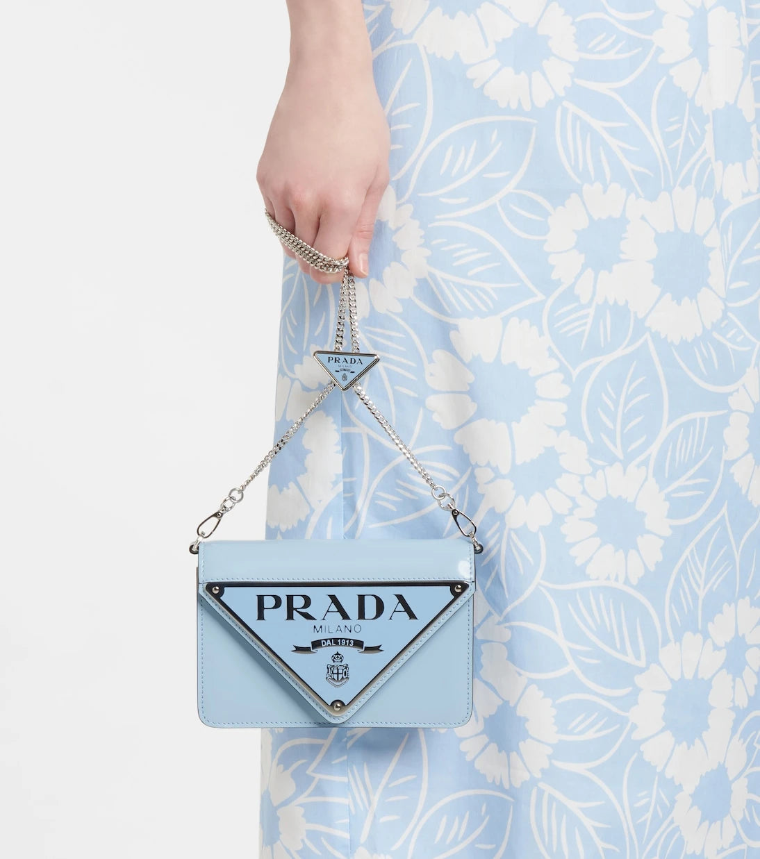 Prada - Mini leather crossbody bag
