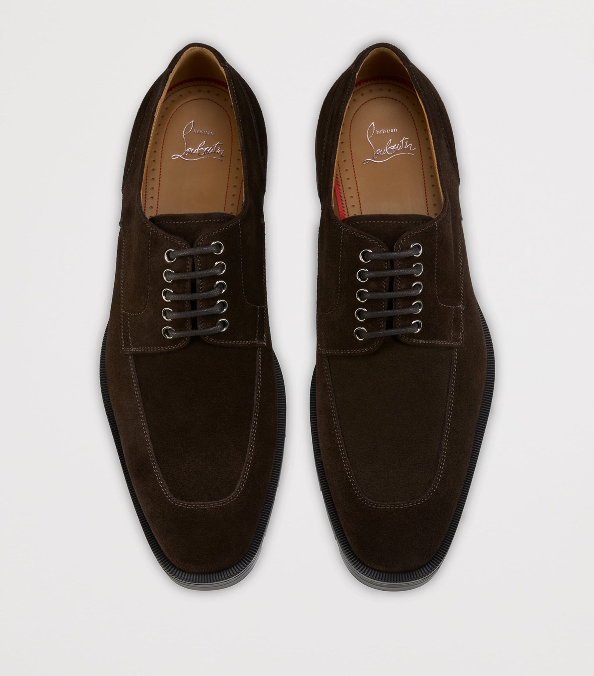 Christian Louboutin Davisol Lion Suede Derby Shoes