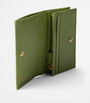 Prada Green Small Saffiano Leather Bifold Wallet