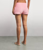 Pink Cotton Terry Towelling Shorts
