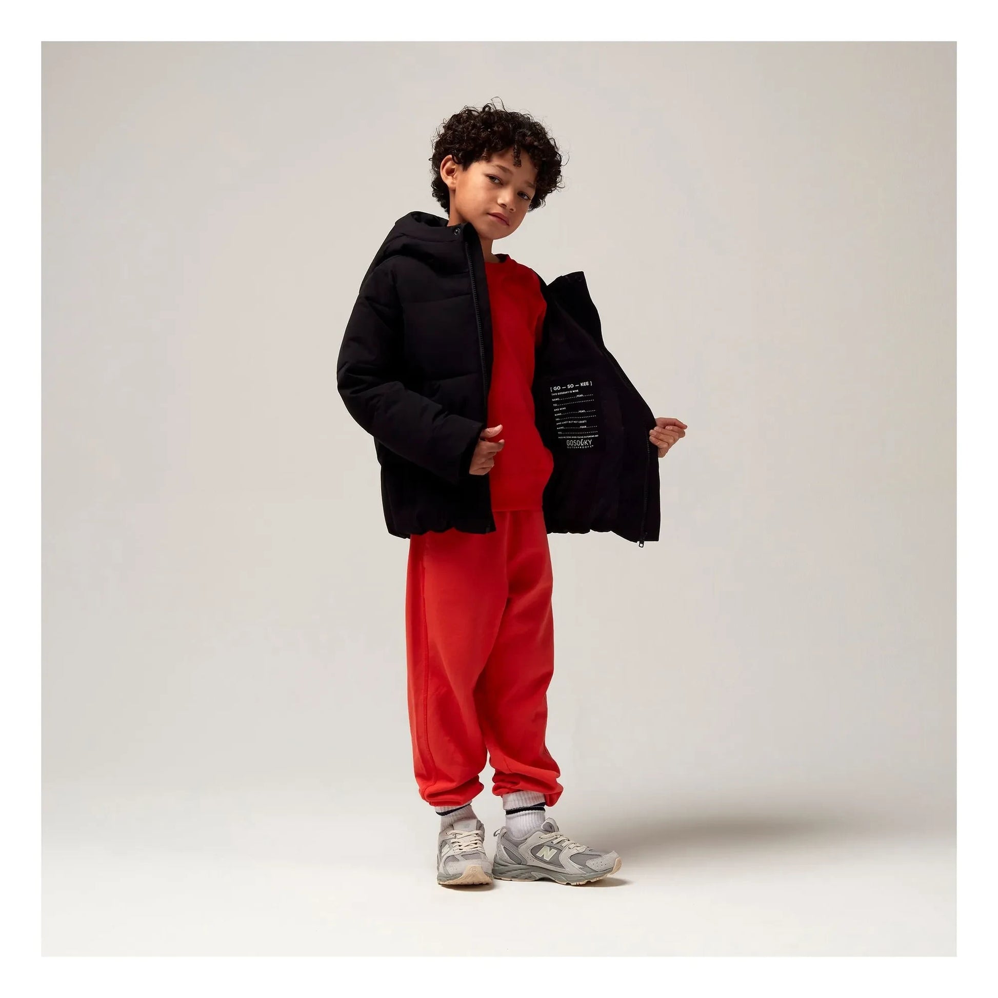 Gosoaky - Dragon Eye waterproof jacket | Black
