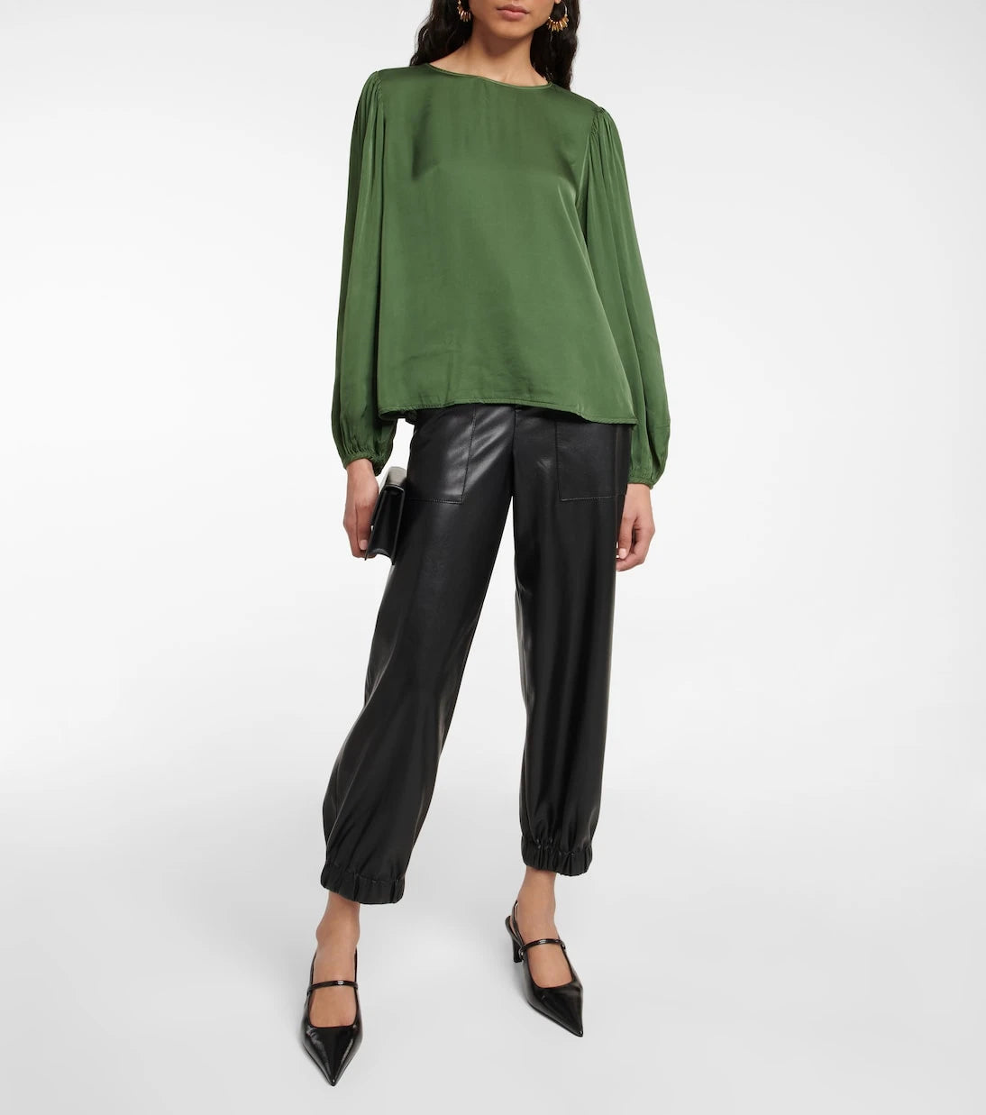 Velvet - Leila satin top