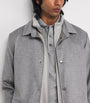 Colombo Grey Silk-Cashmere Hybrid Jacket
