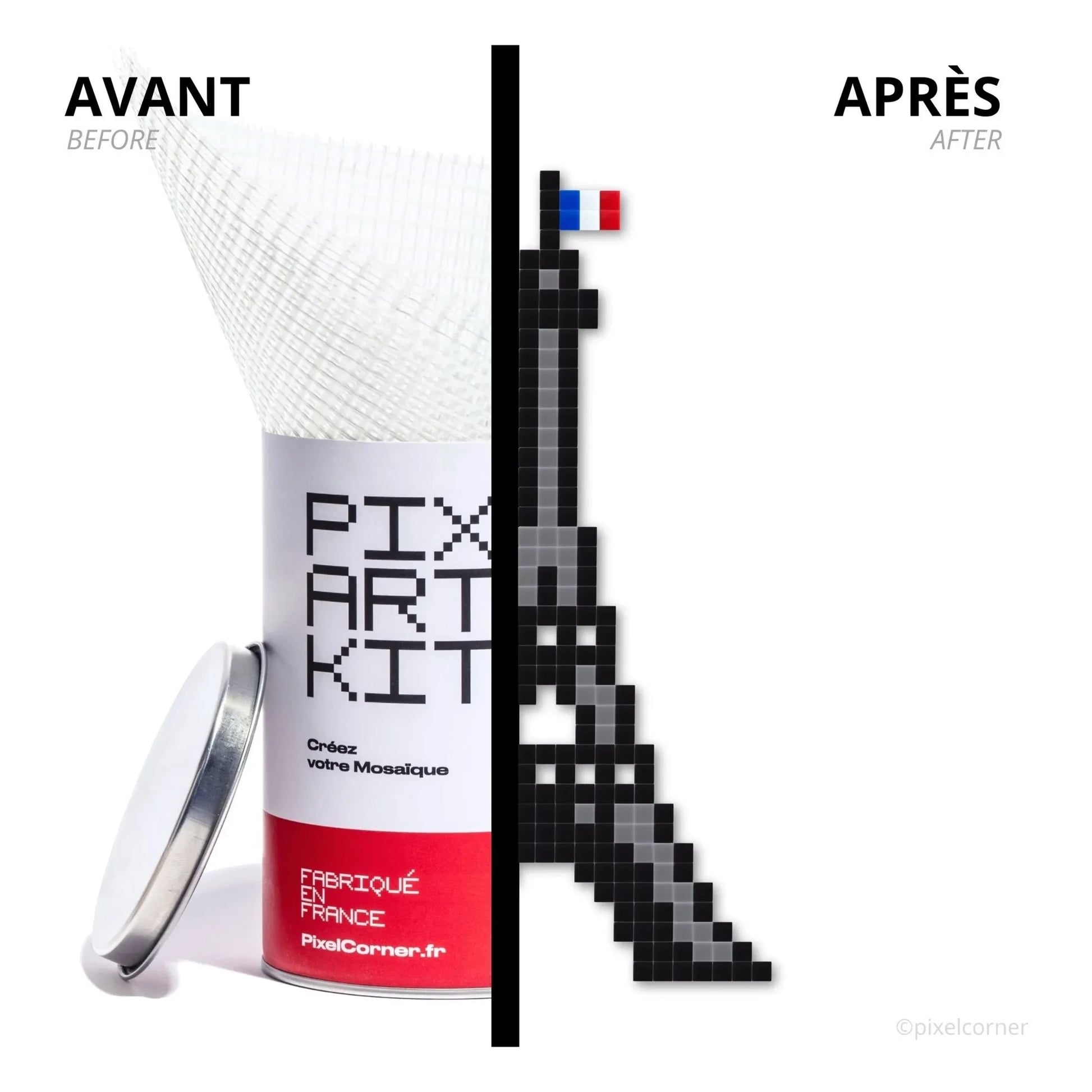 Pixel Corner - Pixel Art Kit - The Iron Lady | Grey
