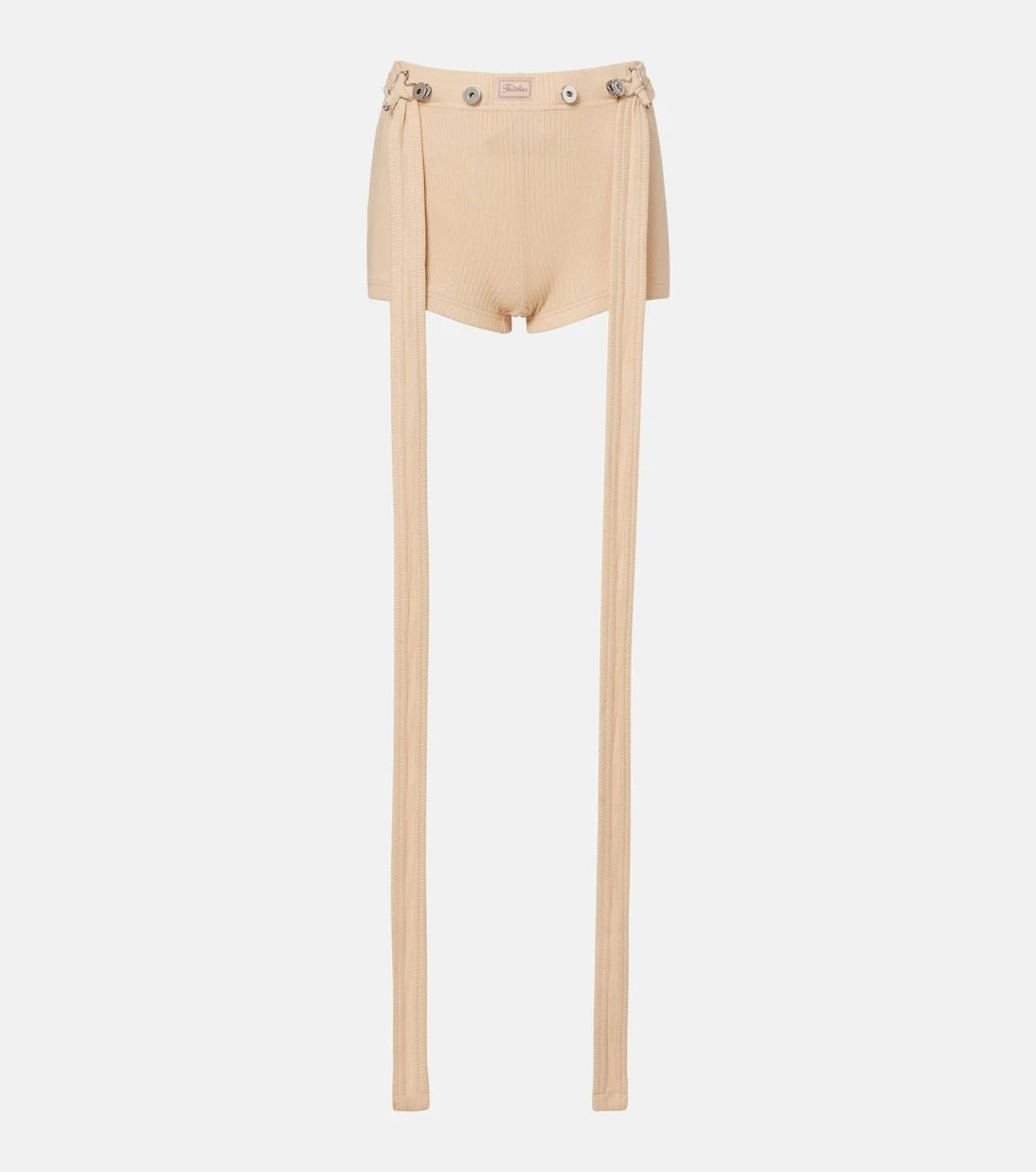 Jean Paul Gaultier - Ribbed-knit cotton shorts