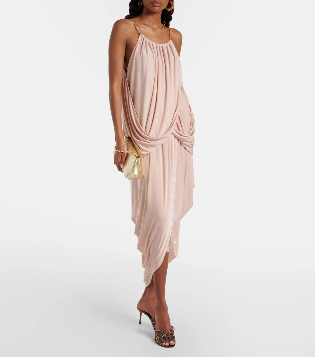 Xu Zhi - Chain-detail draped top