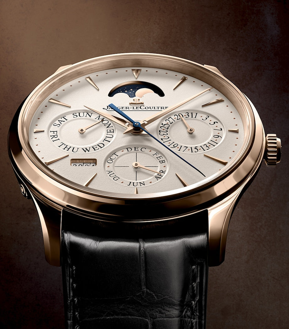 Pink Gold Master Ultra Thin Perpetual Calendar Watch 39mm