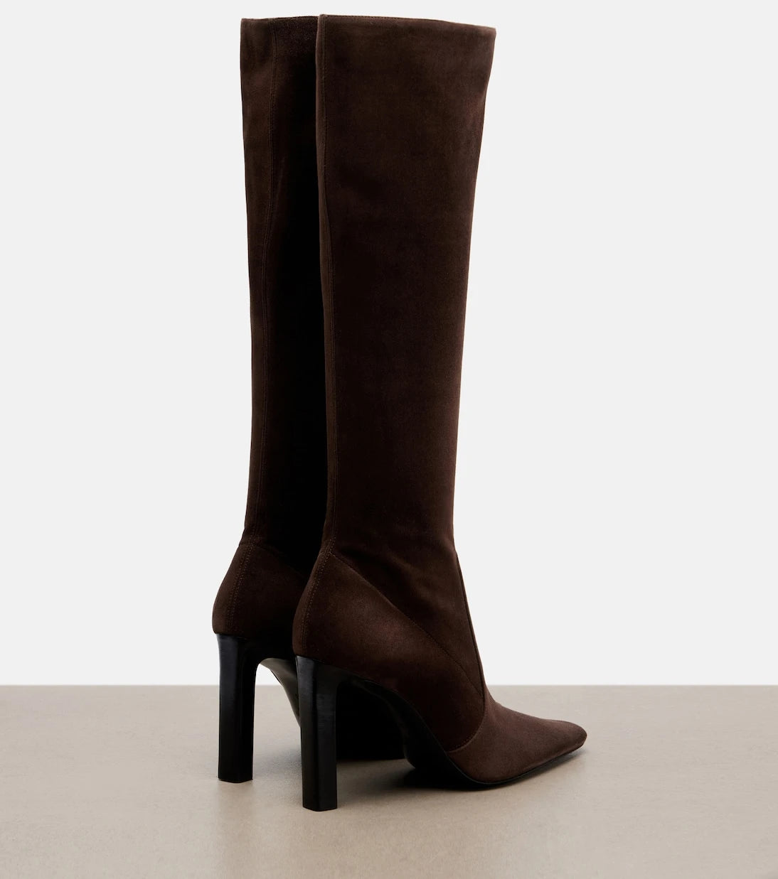 Saint Laurent - Francoise suede knee-high boots