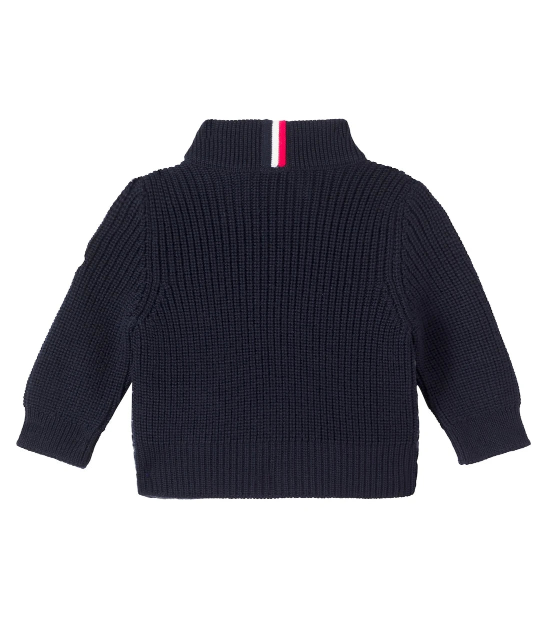 Moncler Enfant - جاكيت أطفال صوف محبوك مبطن بالريش