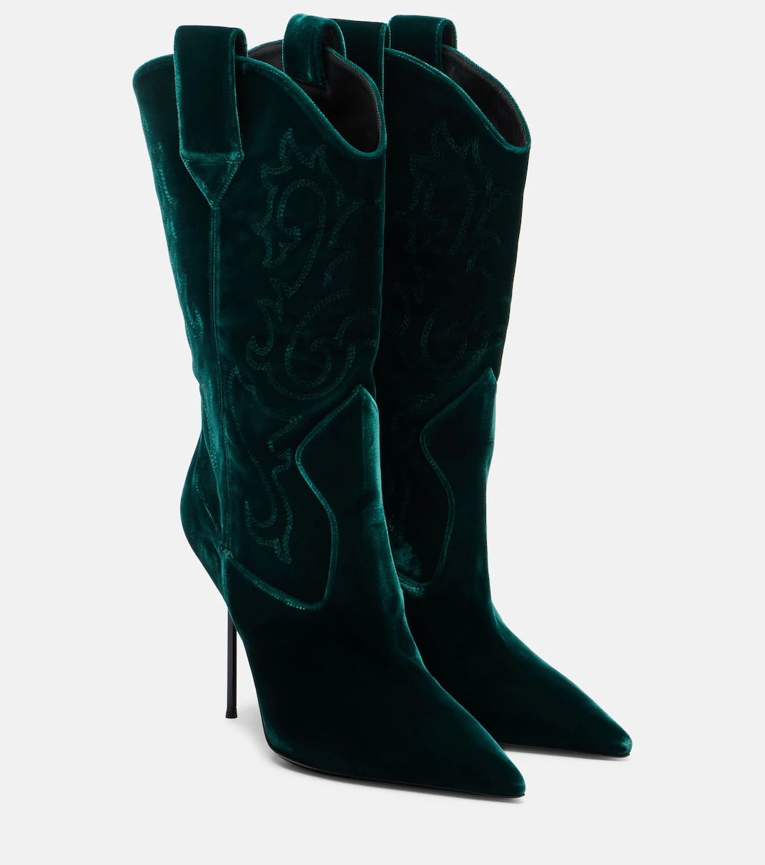 Paris Texas - Lidia 105 velvet mid-calf boots