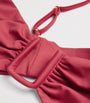 AWAY THAT DAY Burgundy Palma Bikini Top
