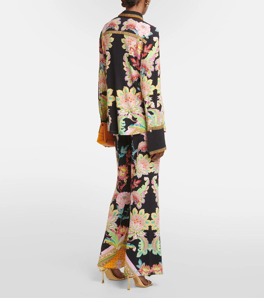 Camilla - Floral jersey shirt