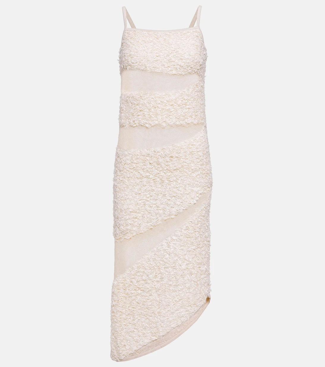 Dion Lee - Paneled linen-blend gown