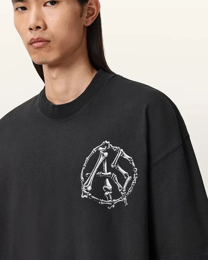 AllSaints ANATOMICA Pamuk Tişört