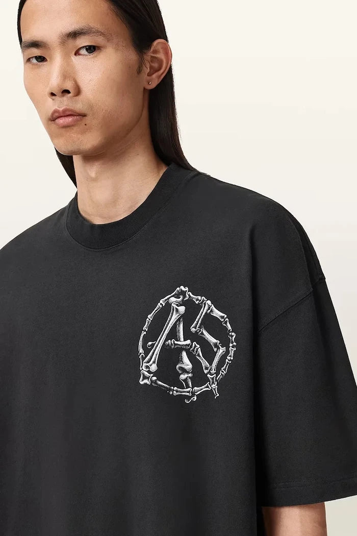 AllSaints ANATOMICA Pamuk Tişört