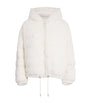 White Reversible Ribbed Lambswool Jacket