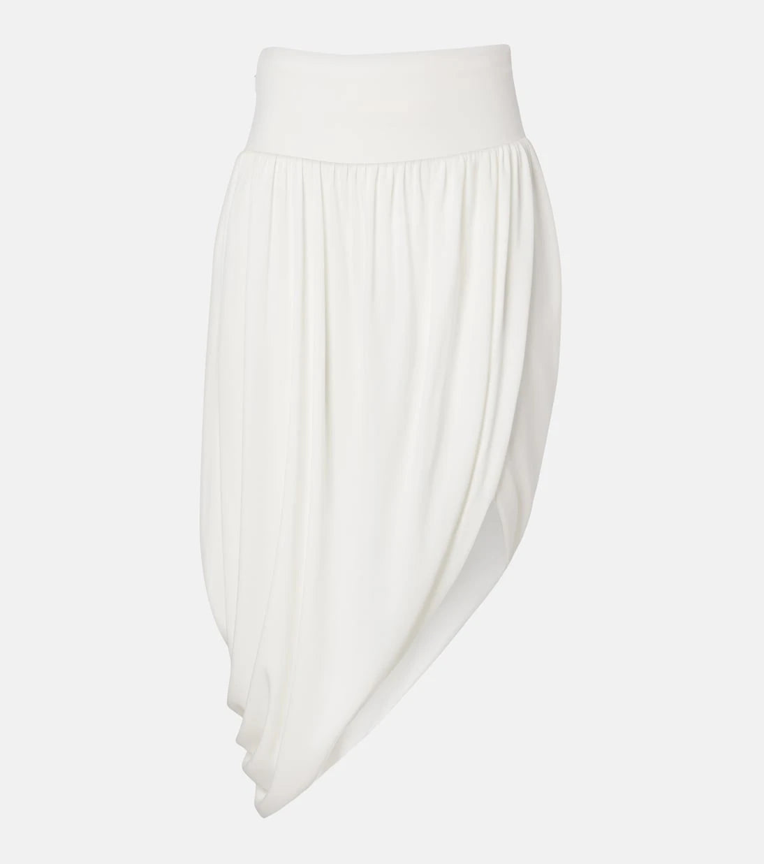 Alaïa - Asymmetric jersey midi skirt