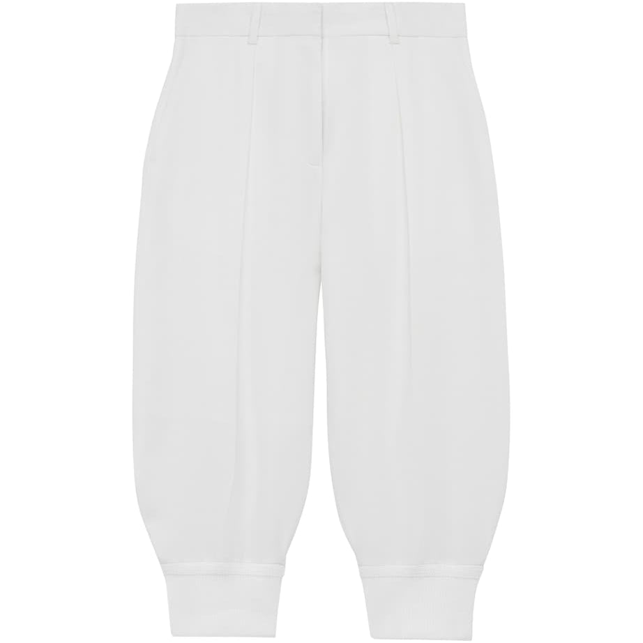White Logo-Patch Longline Shorts