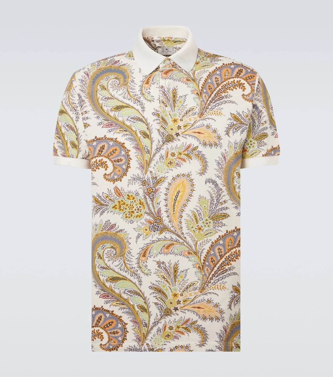 Etro - Paisley cotton piqué polo shirt
