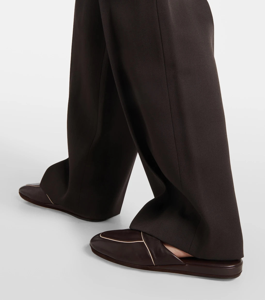The Row - Beck leather mules
