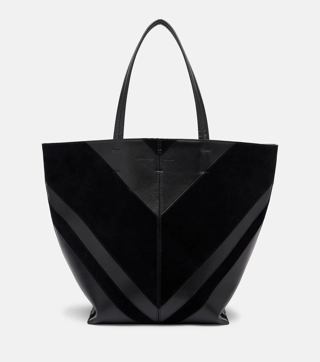 Phoebe Philo - Pot Cabas suede and leather tote bag
