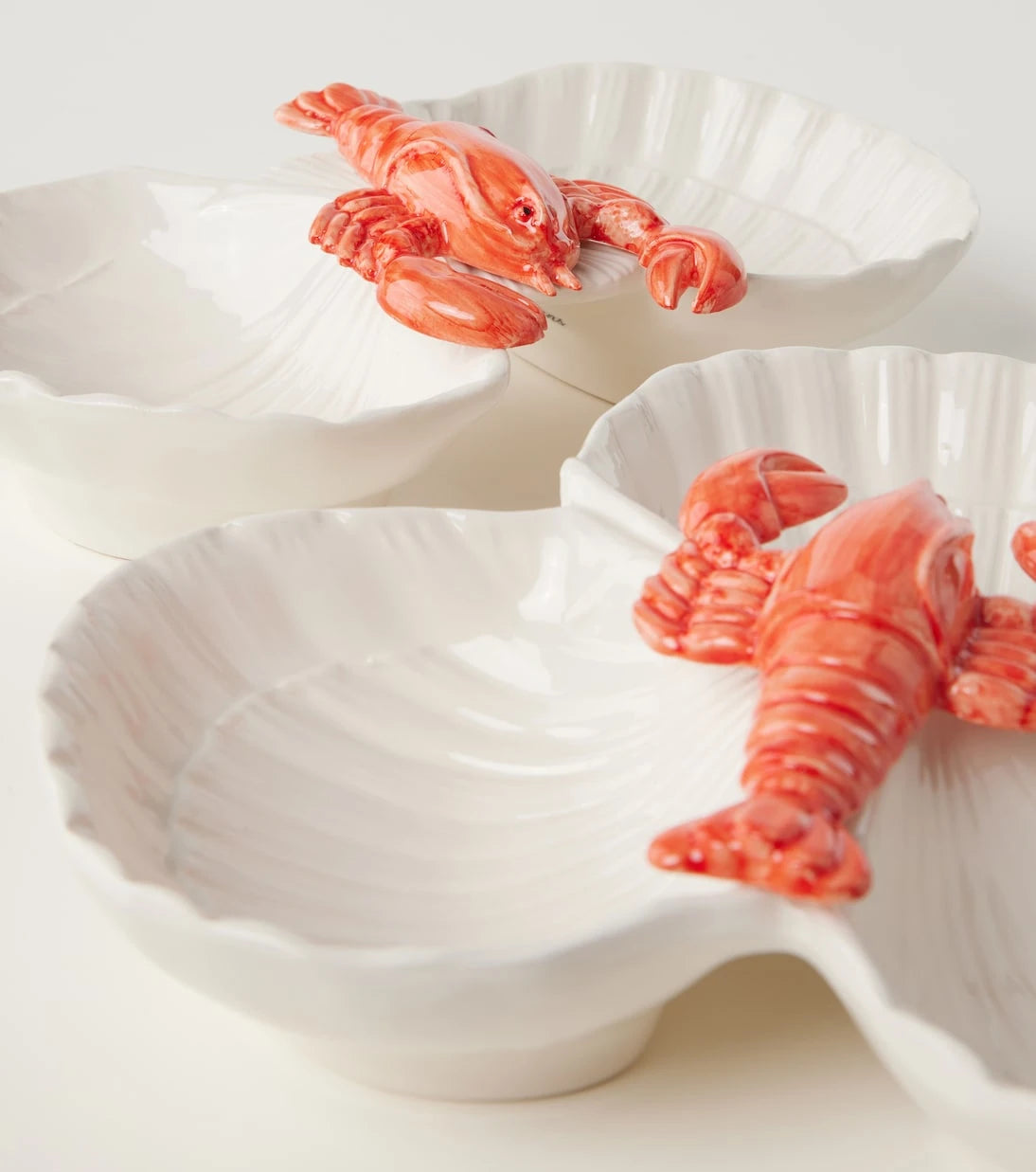 Les-Ottomans - Lobster ceramic appetizer plate