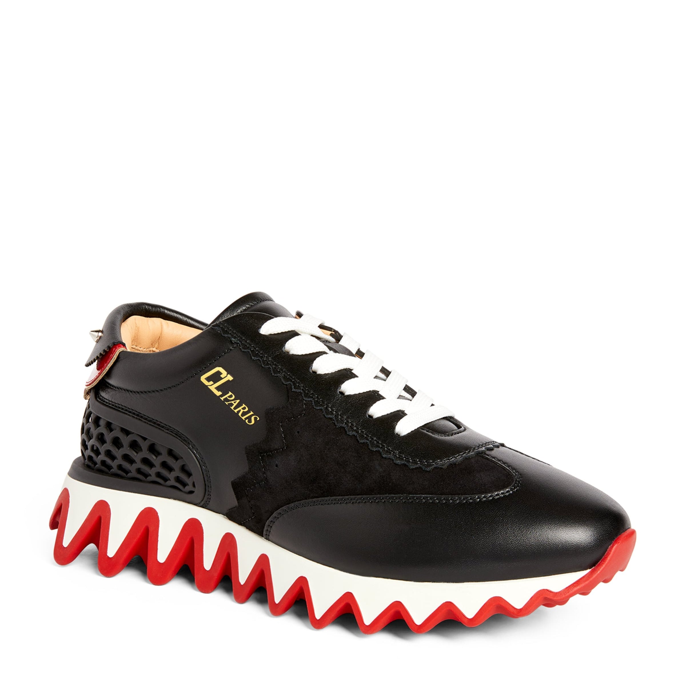 Christian Louboutin Multi Loubishark Calfskin Sneakers