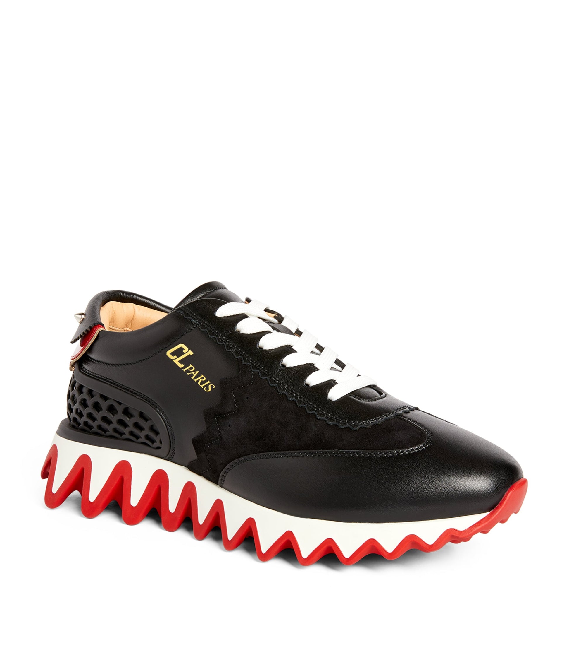 Christian Louboutin Multi Loubishark Calfskin Sneakers