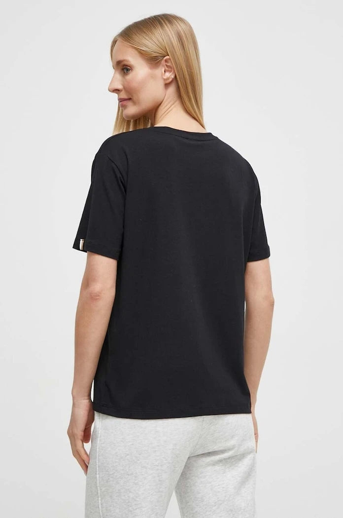 BOSS Kadın Pamuk Elastan CI T-Shirt