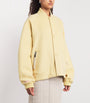 Yellow Virgin Wool Bomber Jacket