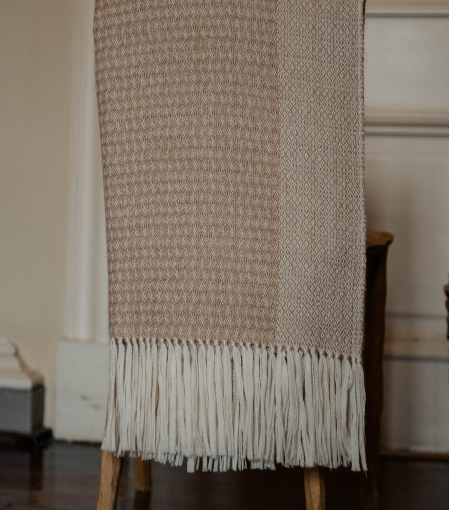 Araminta Campbell Alpaca-Blend Willow Throw (150cm x 230cm)