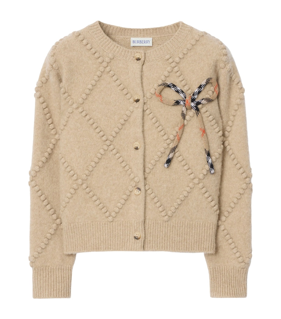 Burberry Kids Wool-Cashmere Cardigan (3-12 Years)