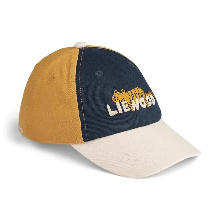 Liewood Danny Embroidery Cap Çocuklar için Pamuklu Beyzbol Şapkası