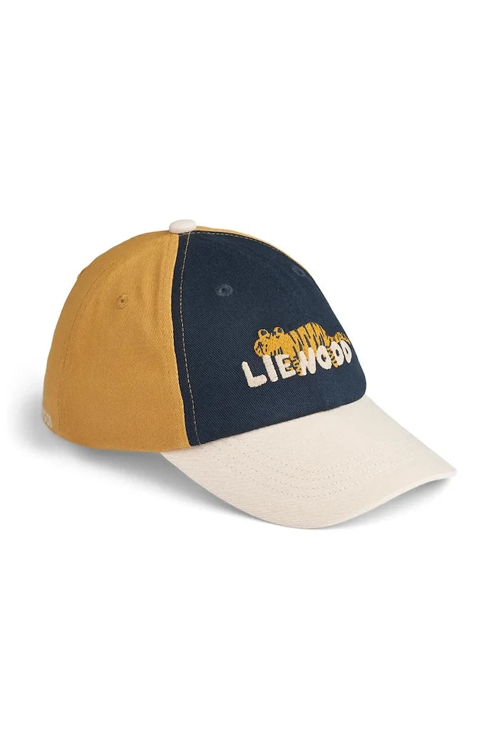 Liewood Danny Embroidery Cap Çocuklar için Pamuklu Beyzbol Şapkası