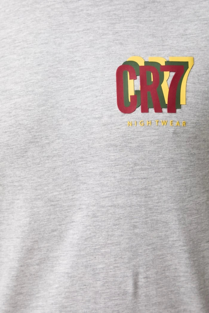 CR7 Cristiano Ronaldo x WORLD CUP 26 erkek iki parçalı pamuklu pijama