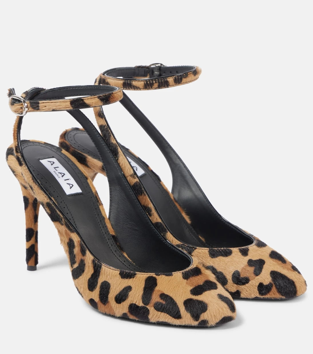 Alaïa - Decollete 90 calf hair slingback pumps