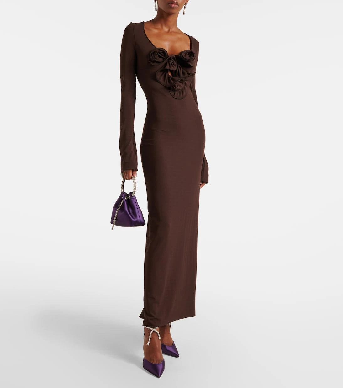 Jimmy Choo - Stevie 100 embellished satin pumps