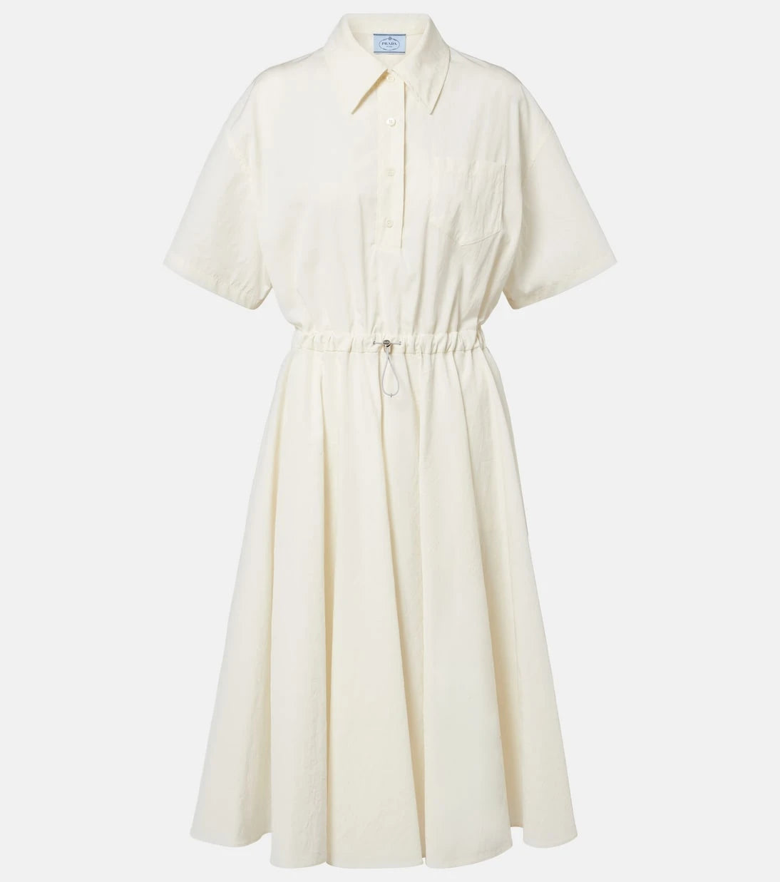 Prada - Cotton-blend polo dress