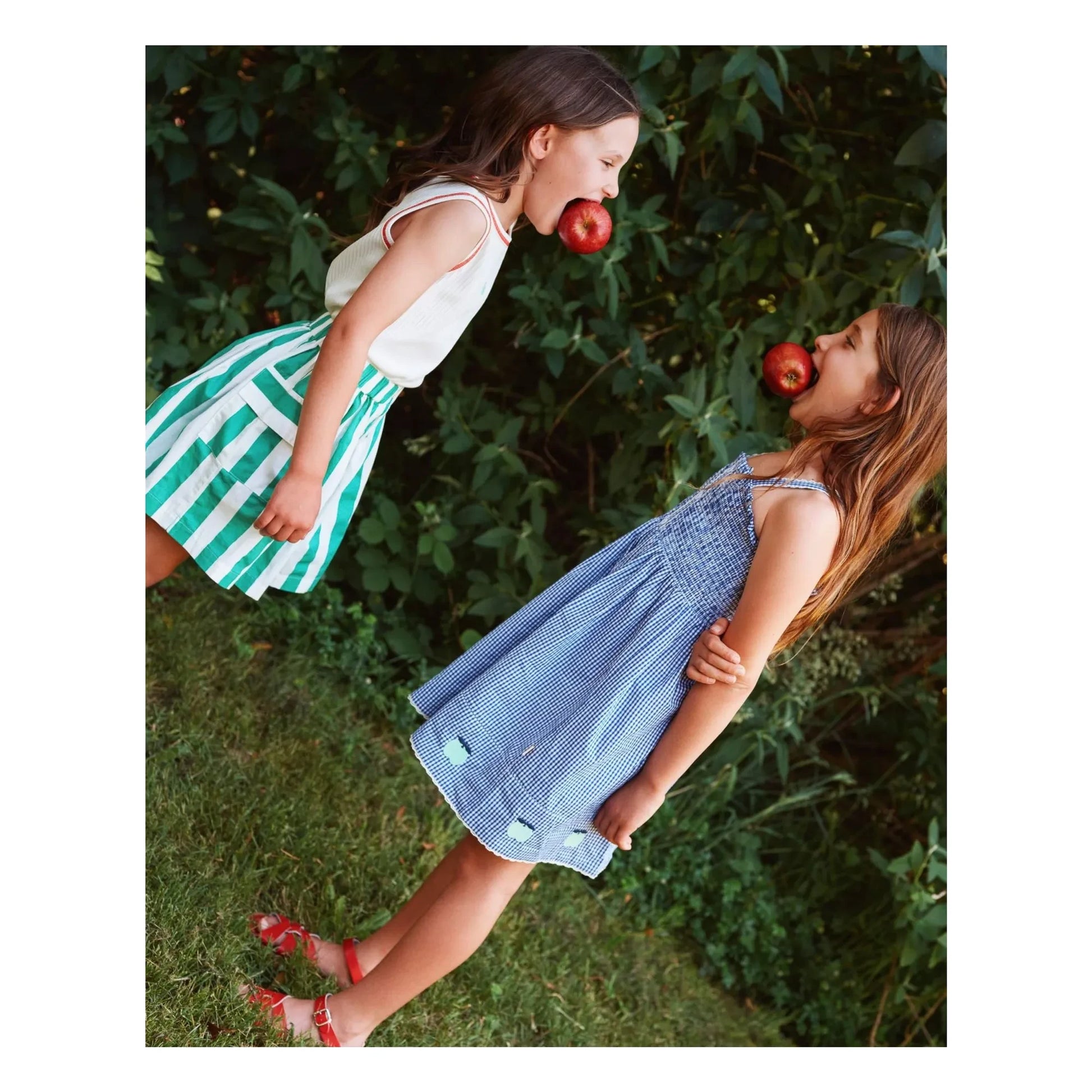 Goldie + Ace - Gingham Smocked Dress | Blue