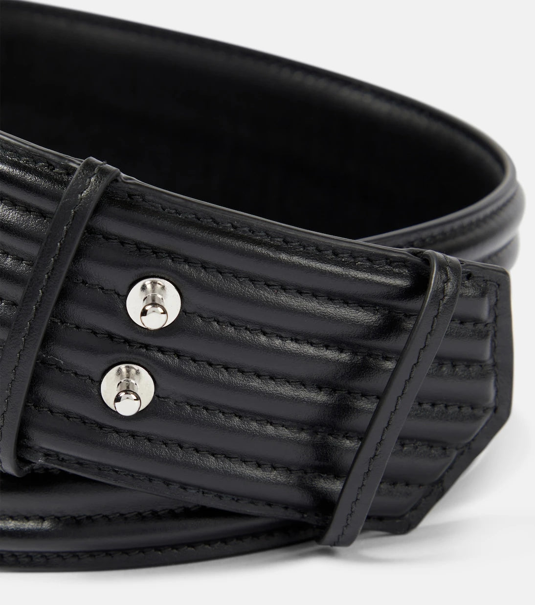 Alaïa - Padded leather belt