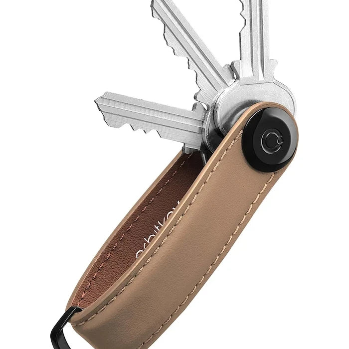 Orbitkey Doğal Deri Anahtar Organizatörü