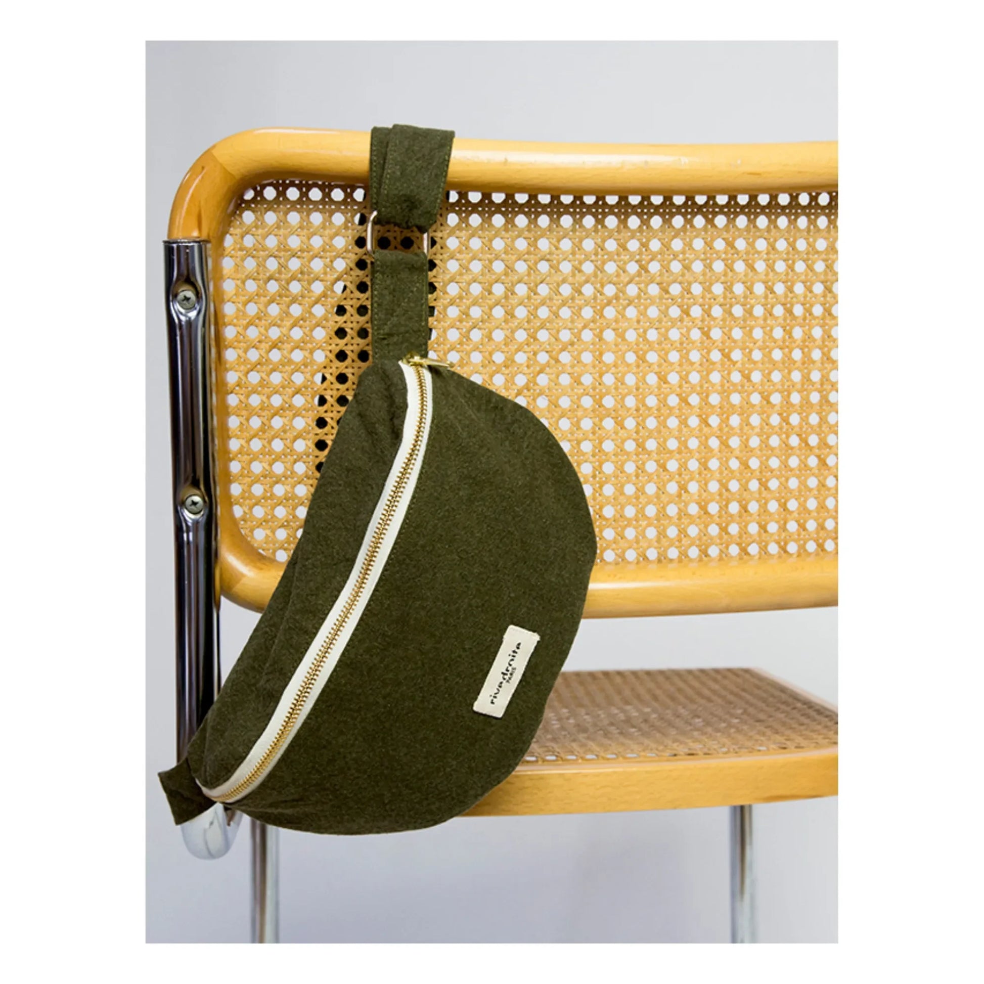 rivedroite - Custine Recycled Cotton Bumbag  | Khaki